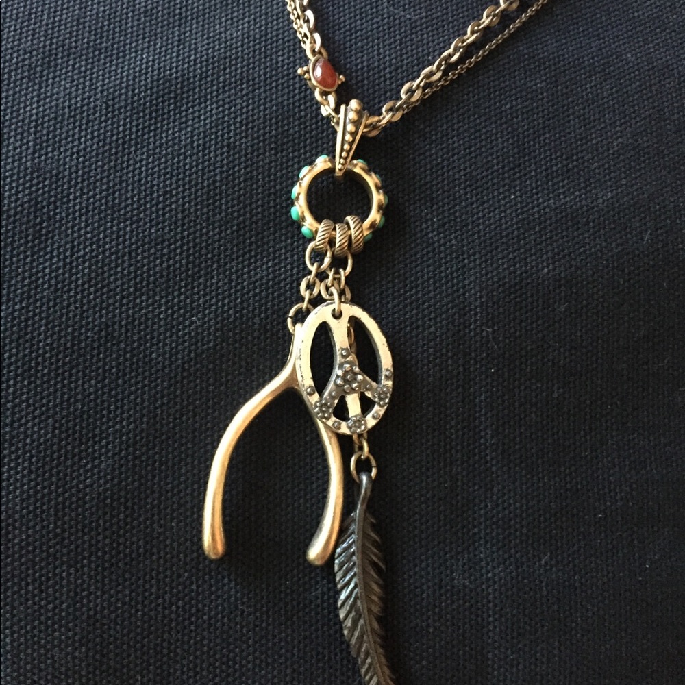Lucky Brand charm necklace